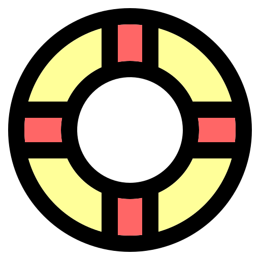 부표 Generic Outline Color icon