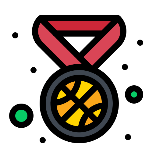médaille Flatart Icons Lineal Color Icône