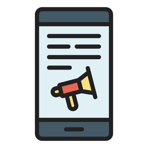 mobiles marketing Generic Outline Color icon