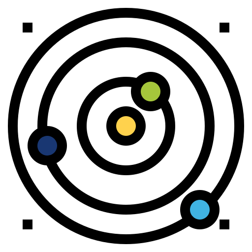 Орбита Flatart Icons Lineal Color иконка