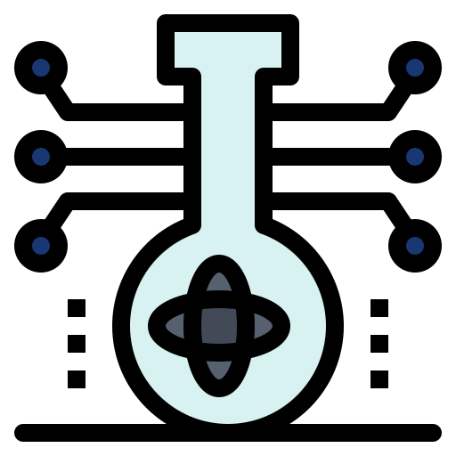 분자 Flatart Icons Lineal Color icon