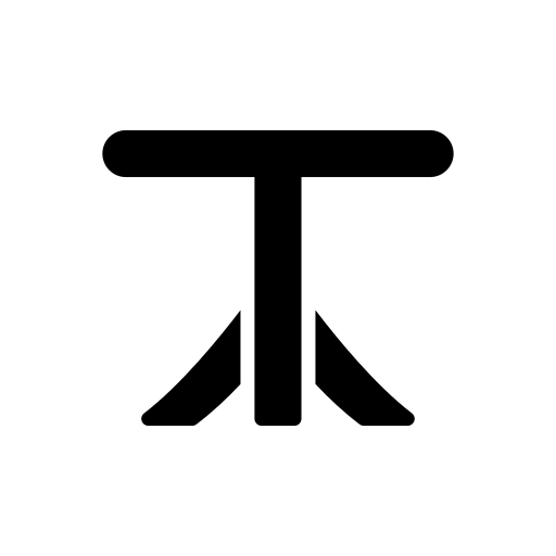 seggiolone Vector Stall Fill icona