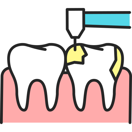 Dental drill Generic Outline Color icon