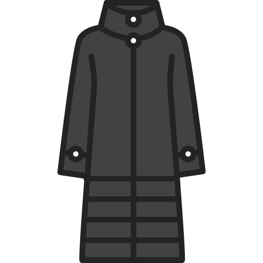 abrigo de piel Generic Outline Color icono