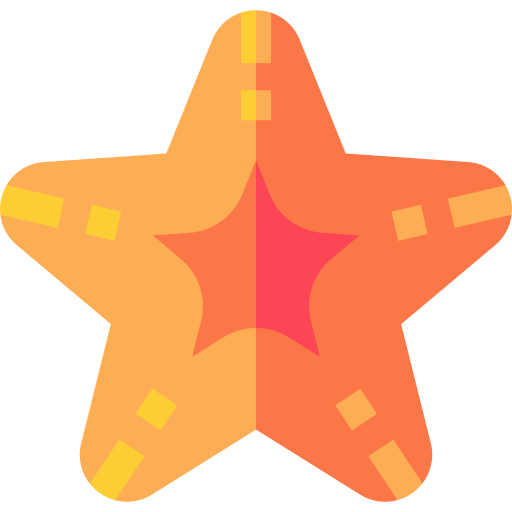 estrella de mar Basic Straight Flat icono
