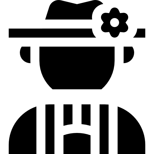 German Basic Straight Filled icon