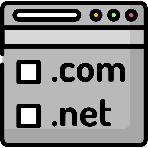웹 도메인 Special Lineal color icon