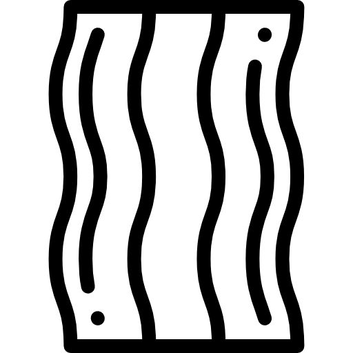 베이컨 Detailed Rounded Lineal icon