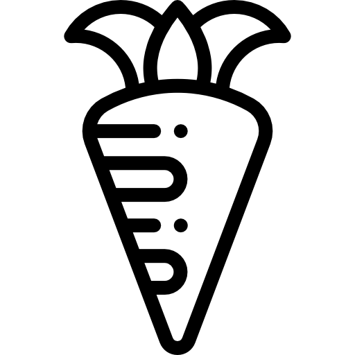 にんじん Detailed Rounded Lineal icon