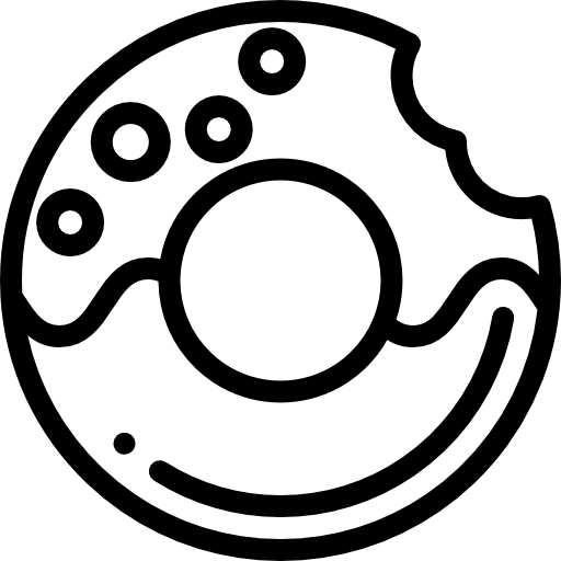 ドーナツ Detailed Rounded Lineal icon