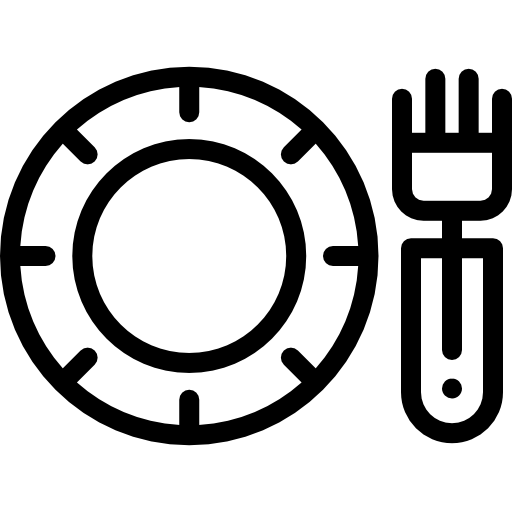 Тарелка Detailed Rounded Lineal иконка