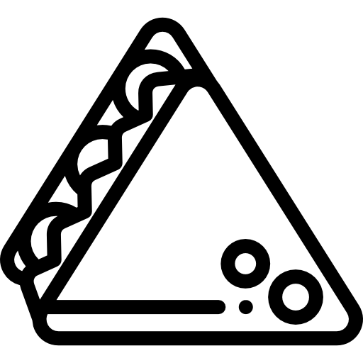 kanapka Detailed Rounded Lineal ikona