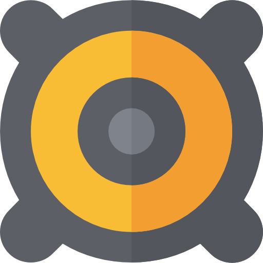 lautsprecher Basic Rounded Flat icon
