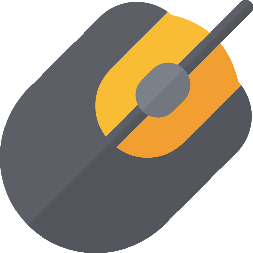 Mouse Basic Rounded Flat icon