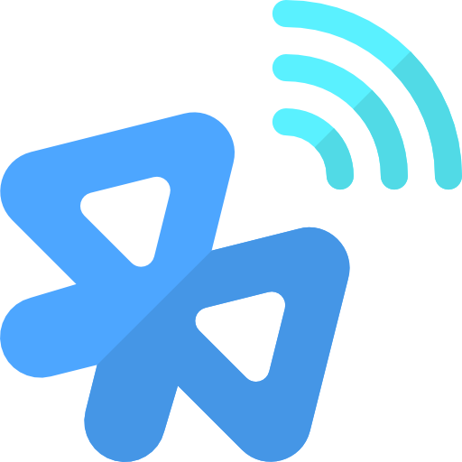 Bluetooth Basic Rounded Flat icon