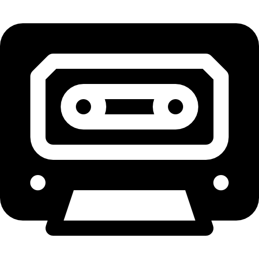 cassetta Basic Rounded Filled icona