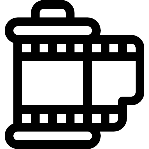 filmstreifen Basic Rounded Lineal icon