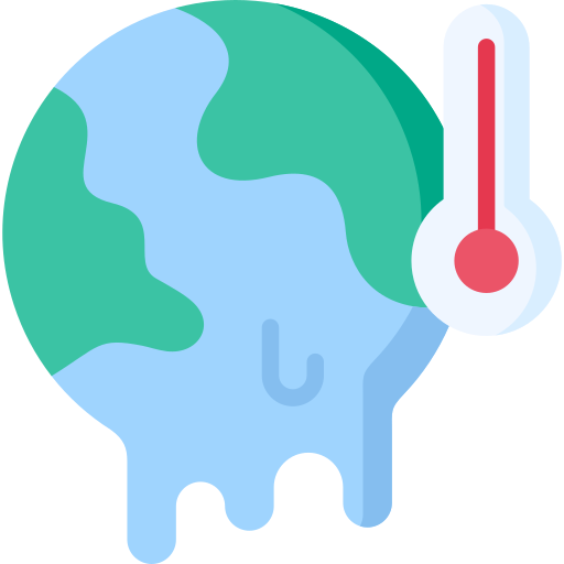 il riscaldamento globale Special Flat icona