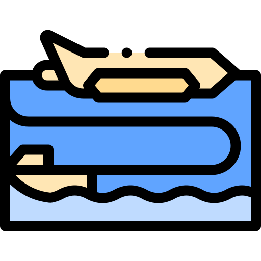 バナナボート Detailed Rounded Lineal color icon