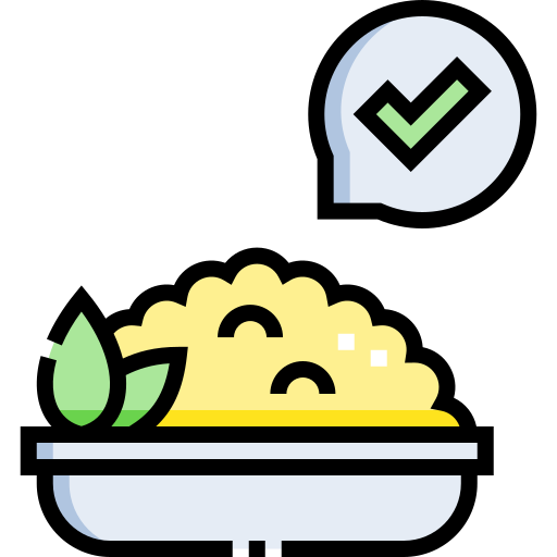 食品安全 Detailed Straight Lineal color icon