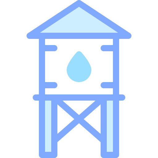 zbiornik wodny Detailed color Lineal color ikona