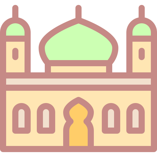 Mosque Detailed color Lineal color icon