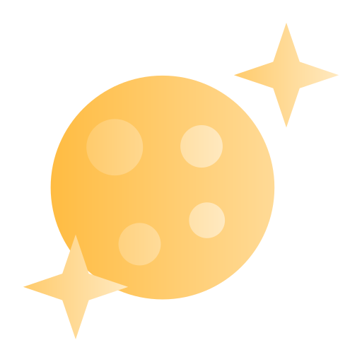 月と星 Generic Flat Gradient icon