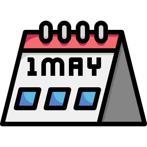Calendar Justicon Lineal Color icon