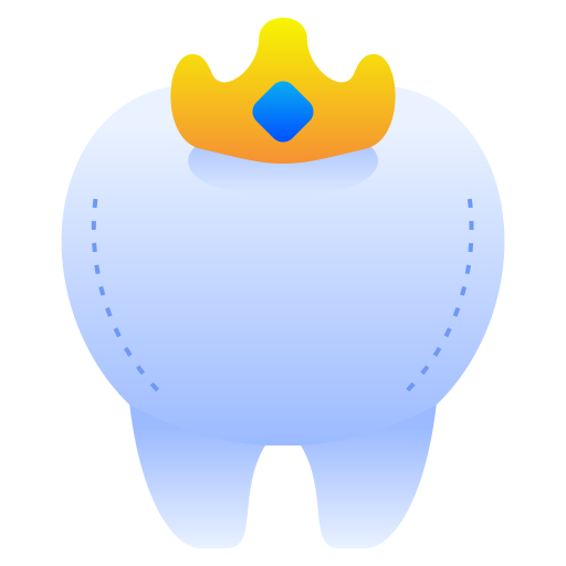 Dental crown Generic Flat Gradient icon