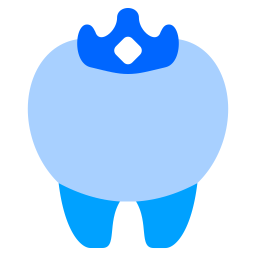 corona dental Generic Blue icono