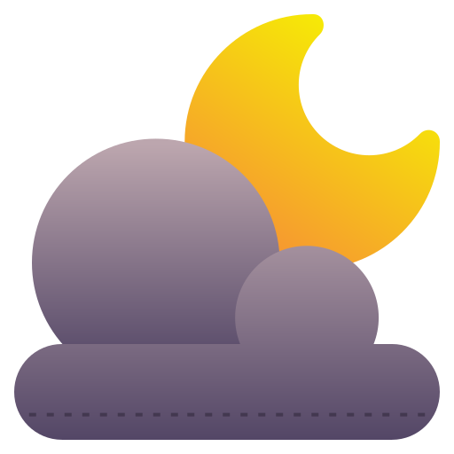 Moonlight Generic Flat Gradient icon