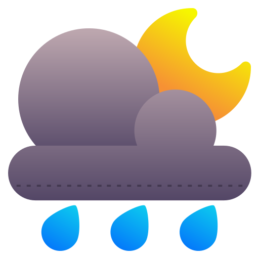 Rain Generic Flat Gradient icon