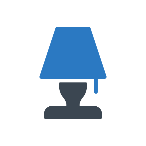 lámpara de mesa Generic Blue icono