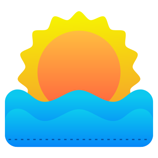 Sunset Generic Flat Gradient icon