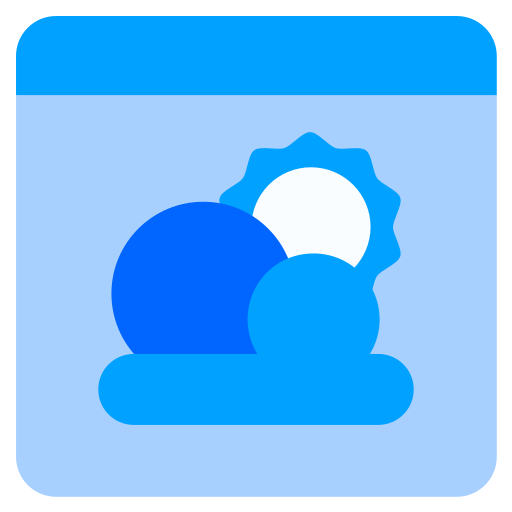 aplicación meteorológica Generic Blue icono