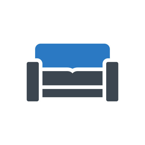 couch Generic Blue icon