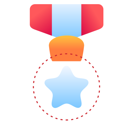 medalha de honra Generic Flat Gradient Ícone