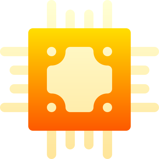 マイクロチップ Basic Gradient Gradient icon