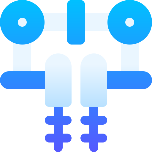 로봇 팔 Basic Gradient Gradient icon