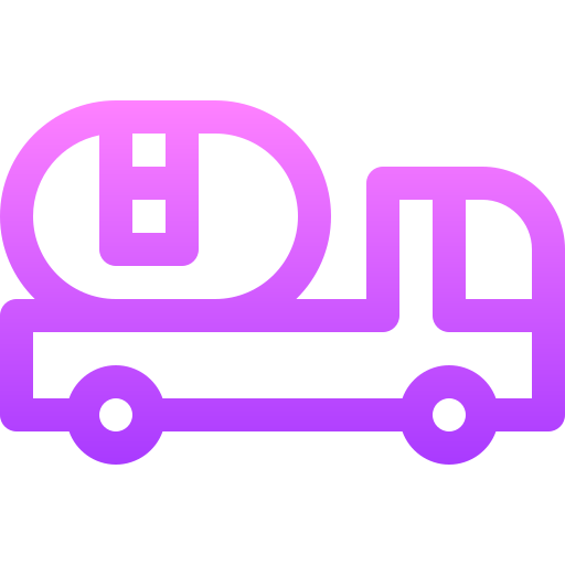 トラック Basic Gradient Lineal color icon