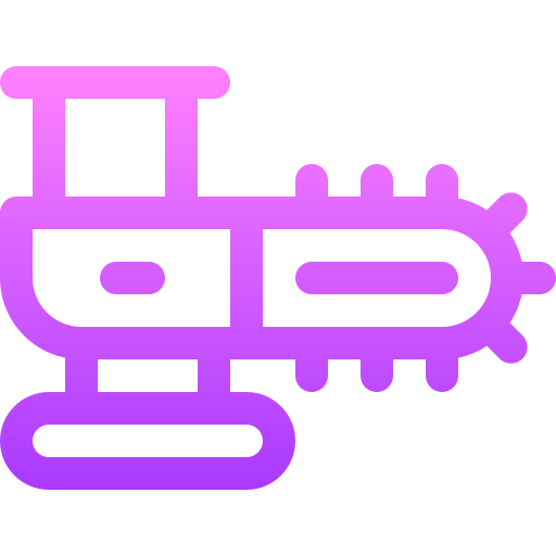 zanjadora de cadenas Basic Gradient Lineal color icono