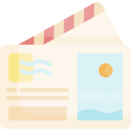 Postcard Special Flat icon