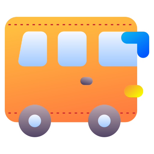 autobús escolar Generic Flat Gradient icono