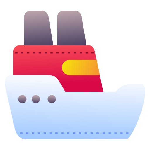 statek towarowy Generic Flat Gradient ikona