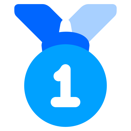 złoty medal Generic Blue ikona