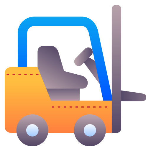Forklift Generic Flat Gradient icon