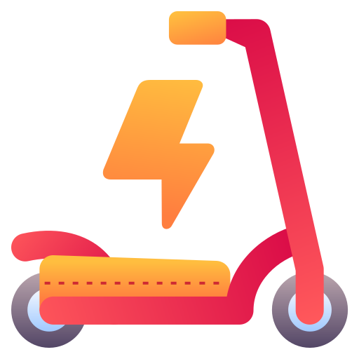 Kick scooter Generic Flat Gradient icon