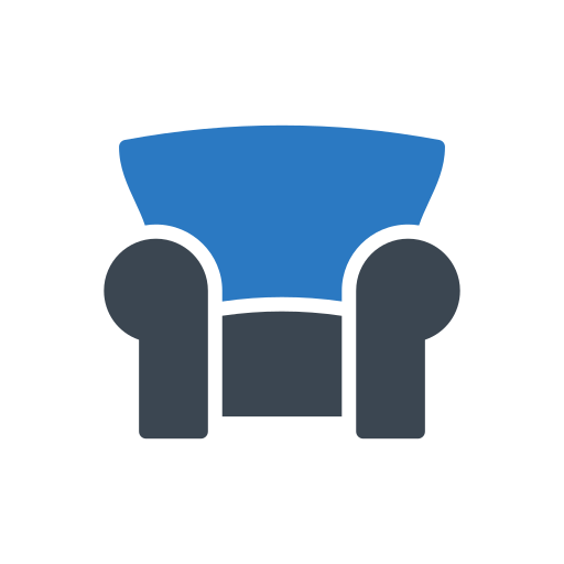 Couch Generic Blue icon