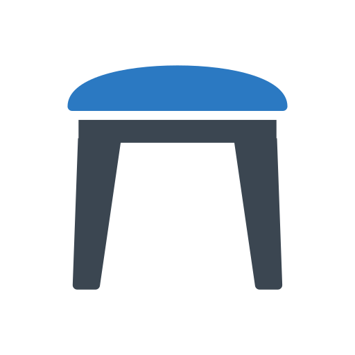 soporte de taburete Generic Blue icono