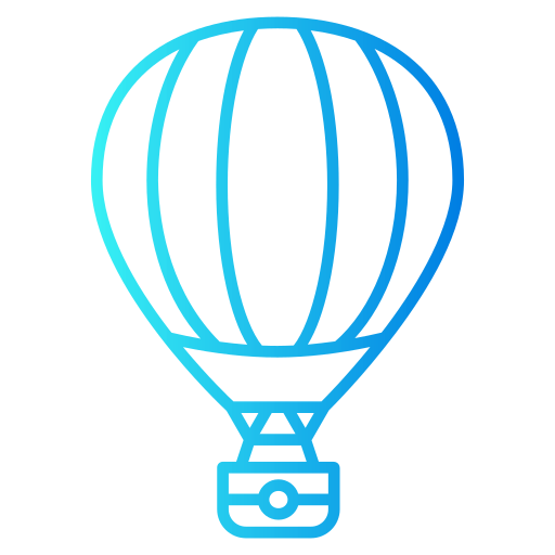 globo aerostático Generic Gradient icono